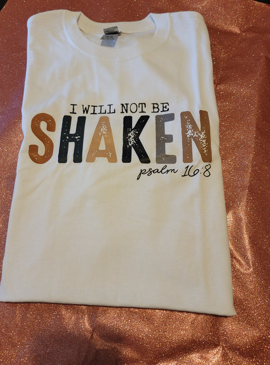 I will not be shaken