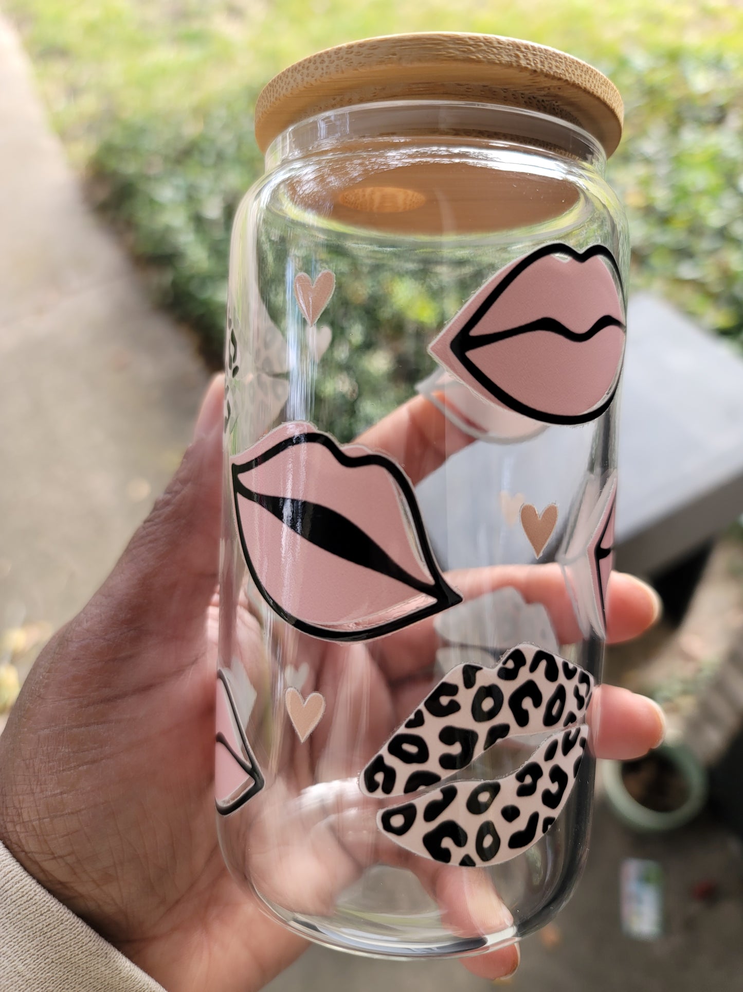 Pink/ animal lips