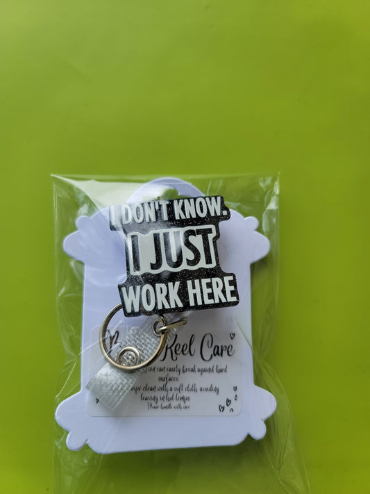 I don't know I just work here