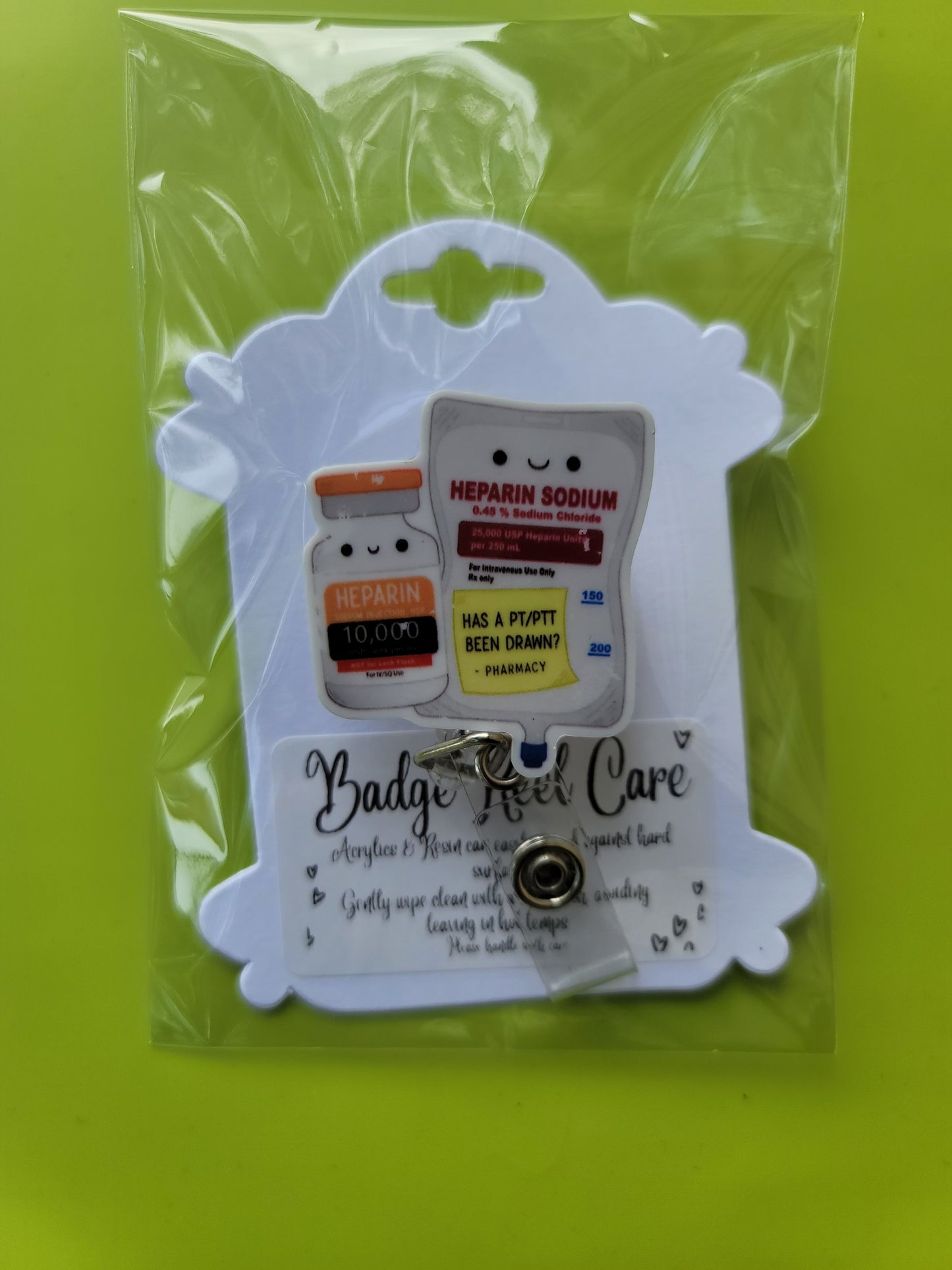 Pharmacy work badge