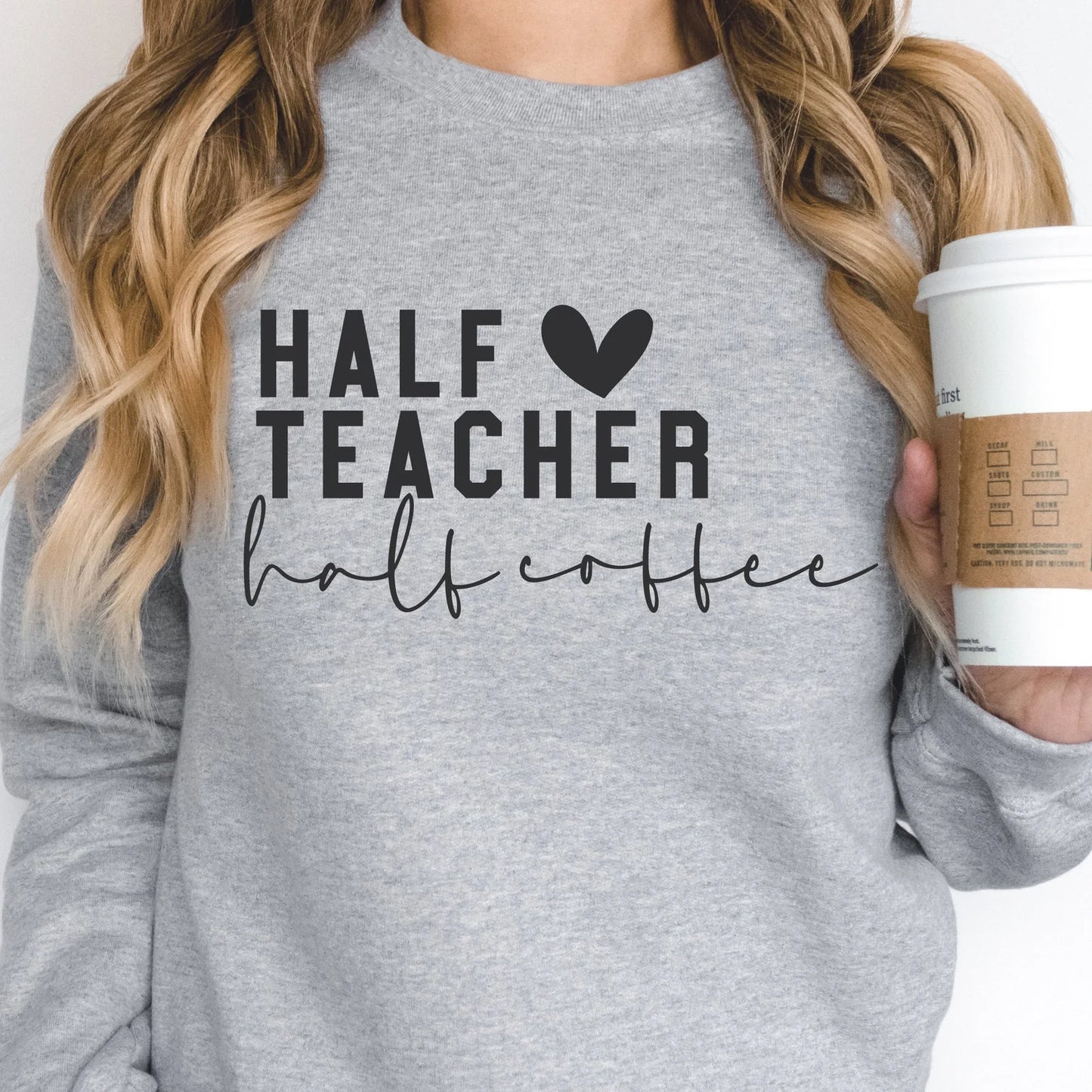 HALF TEACHER HALF COFFEE